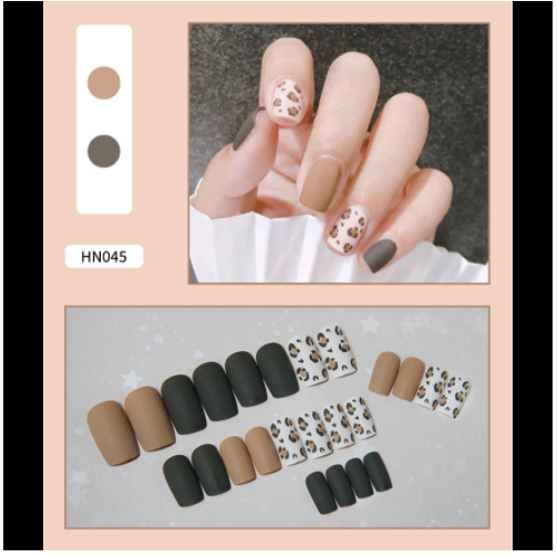 Fake Nail Art Patches - Wearable Nail Decorations for DIY Manicure