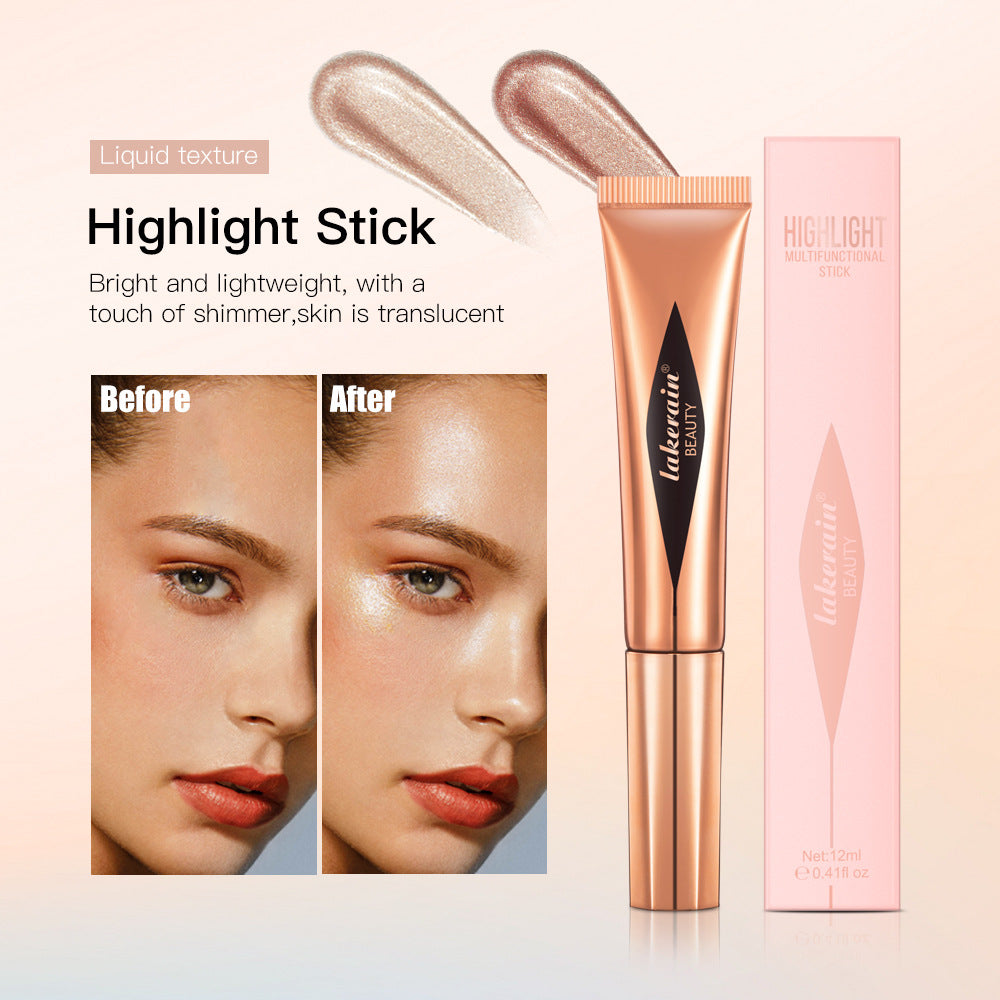 Multi Functional Cosmetic Pen Powder Blusher Highlights - 6 Colors