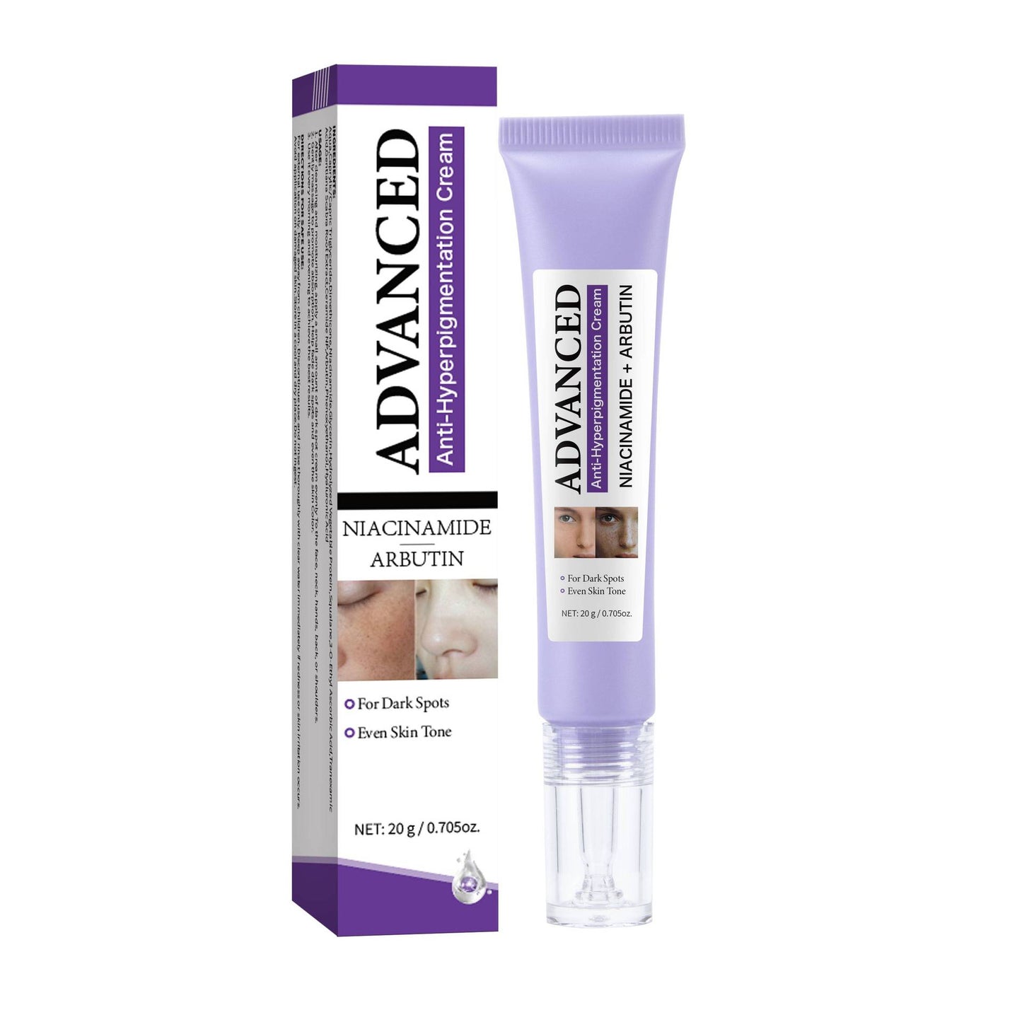 Anti-Pigmentation Face Cream - Hydrating Skin Brightening Moisturizer 20g