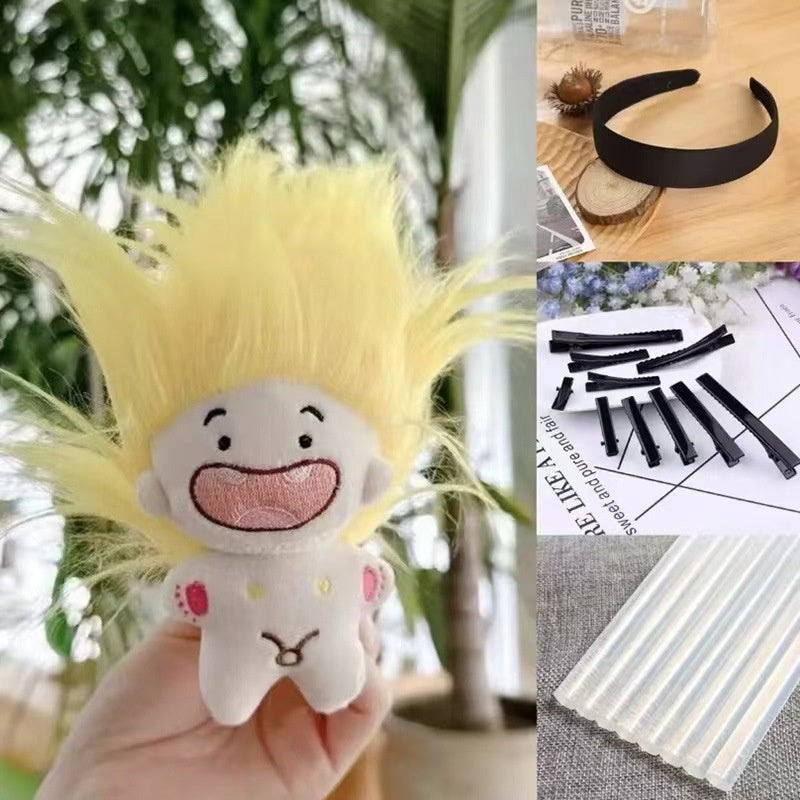 Plush Doll Hair Band Handmade Hair Accessory for Kids and Adults