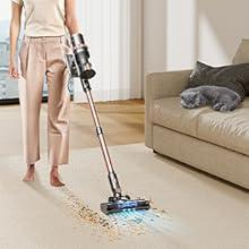 Wireless Handheld Pet Hair Vacuum Cleaner with Strong 45KPa Suction and Touch Display
