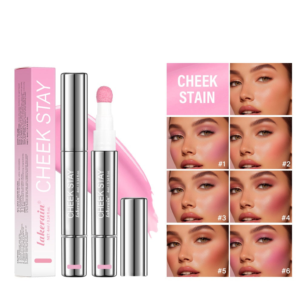 Multifunctional Liquid Blush Stick Set - 6 Color Variations for Natural Glow