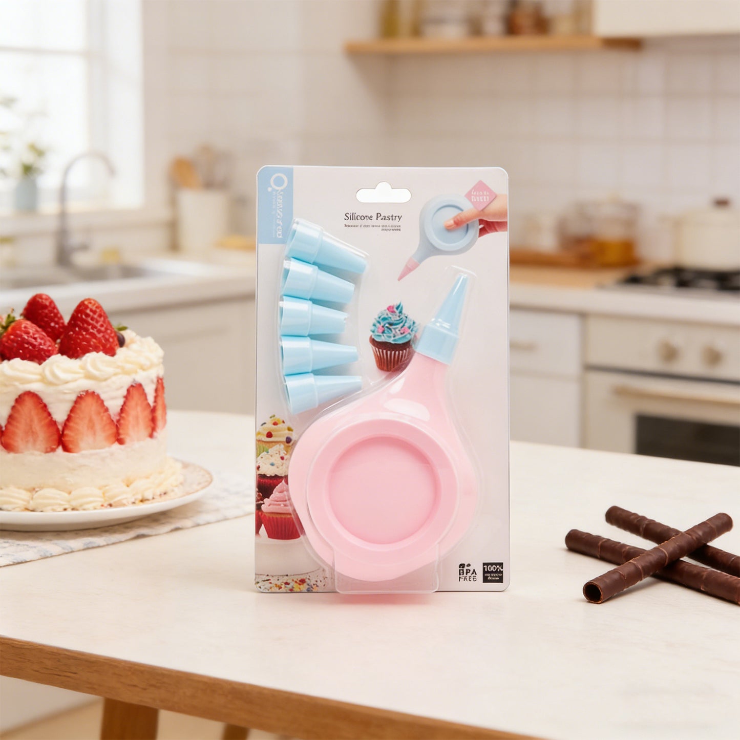 Cupcake Decorating Icing Tips - Piping Nozzles Set
