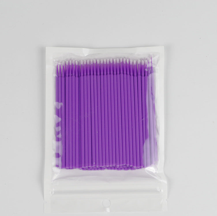 Disposable Micro Applicator Brushes for Eyelash Extensions & Makeup - Multicolor 200-500 pcs
