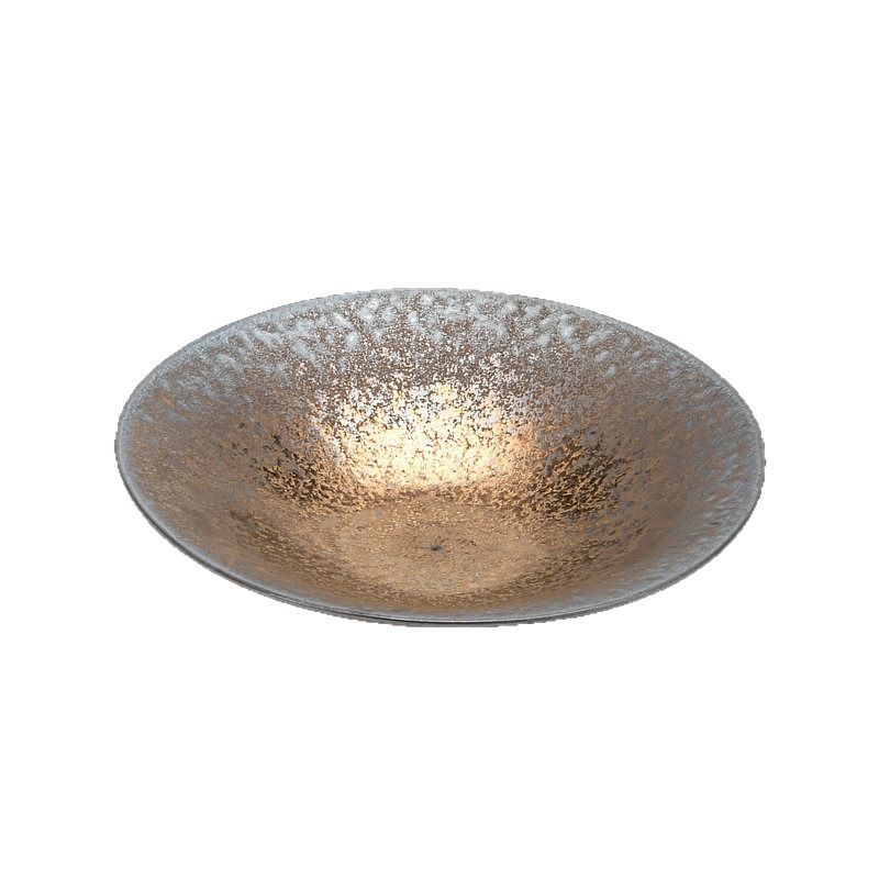 Pointed Bowl Gilded Glazed Fruit Plate - Retro Porcelain Serveware