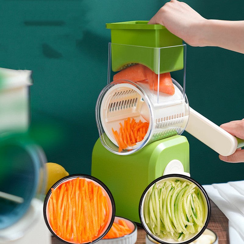 Multifunctional Vegetable Cutter Hand Operated Kitchen Tool in Various Colors