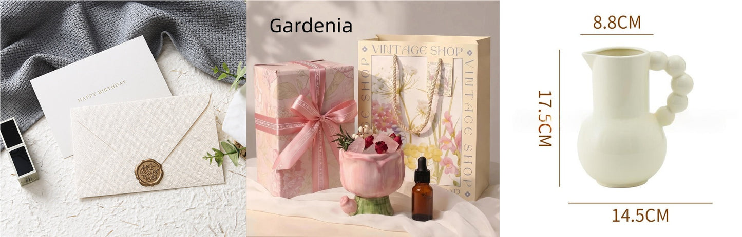 Dried Flower Crystal Diffuser Stone Aromatherapy Home Fragrance