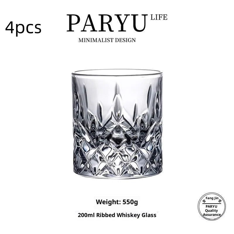Elegant Crystal Wine Glass Set - Multiple Styles & Sizes