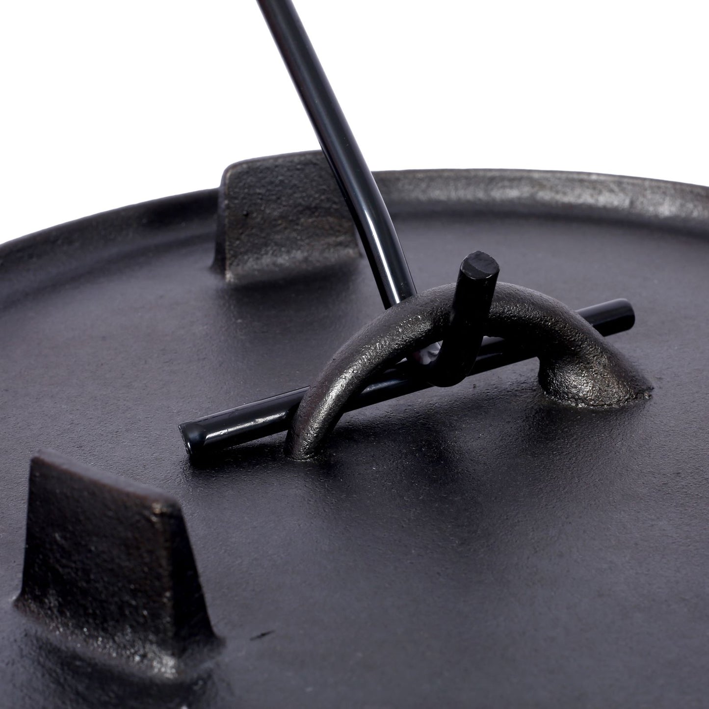 Cast Iron Dutch Oven for Camping - Pre-Seasoned with Legs