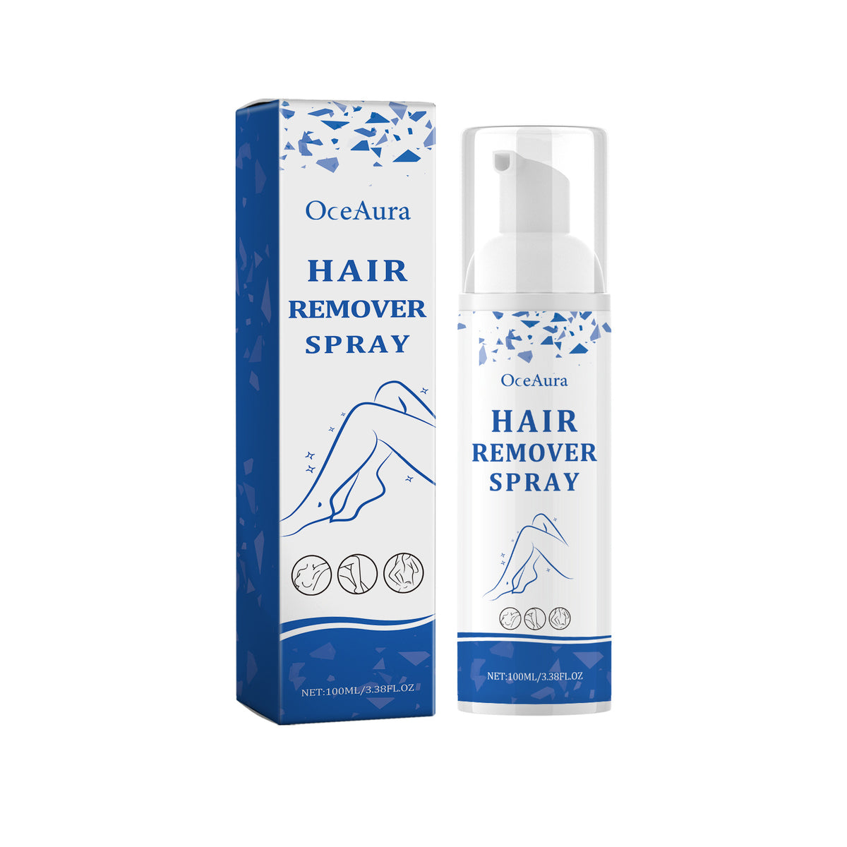 Mousse Hair Removal Spray - Gentle 100ml