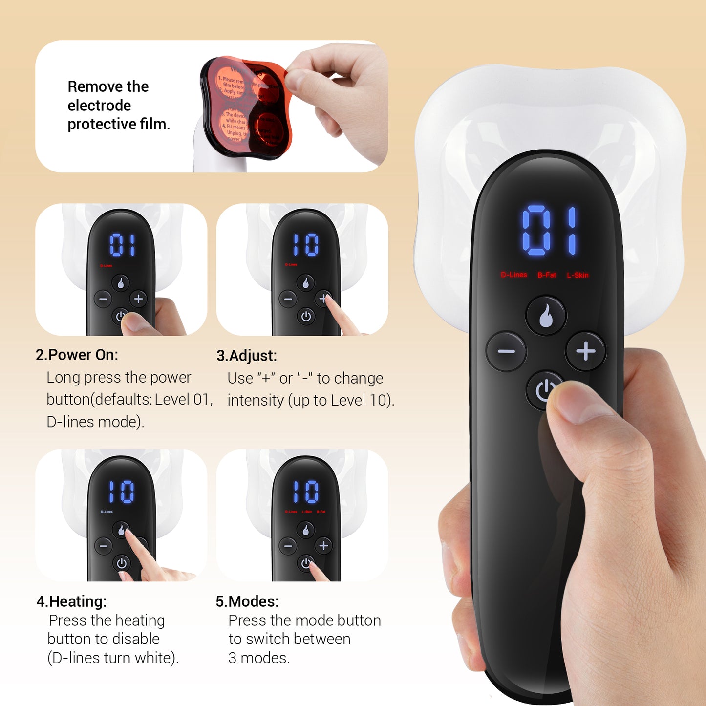 Cellulite Massager for Body Fat Reduction - Personal Care Appliance