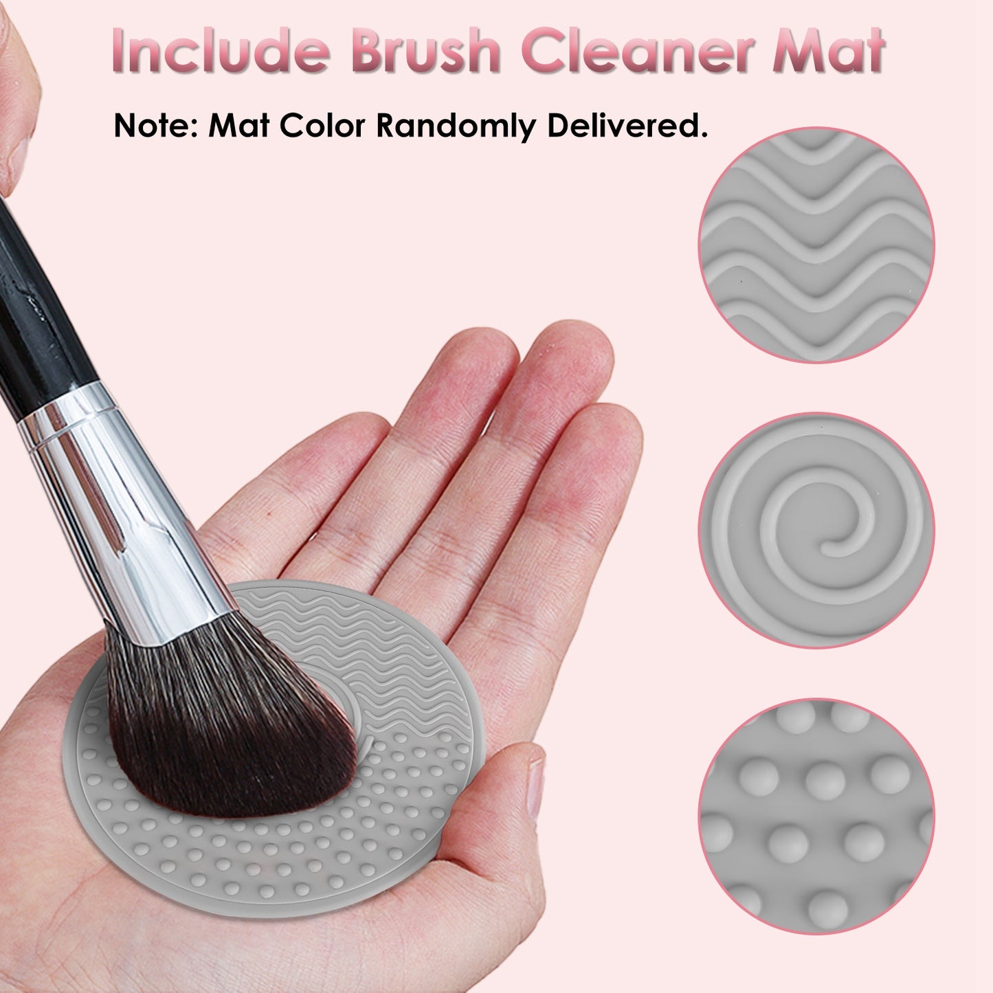 4-in-1 Automatic Electric Makeup Brush Cleaner & Dryer with UV Disinfection