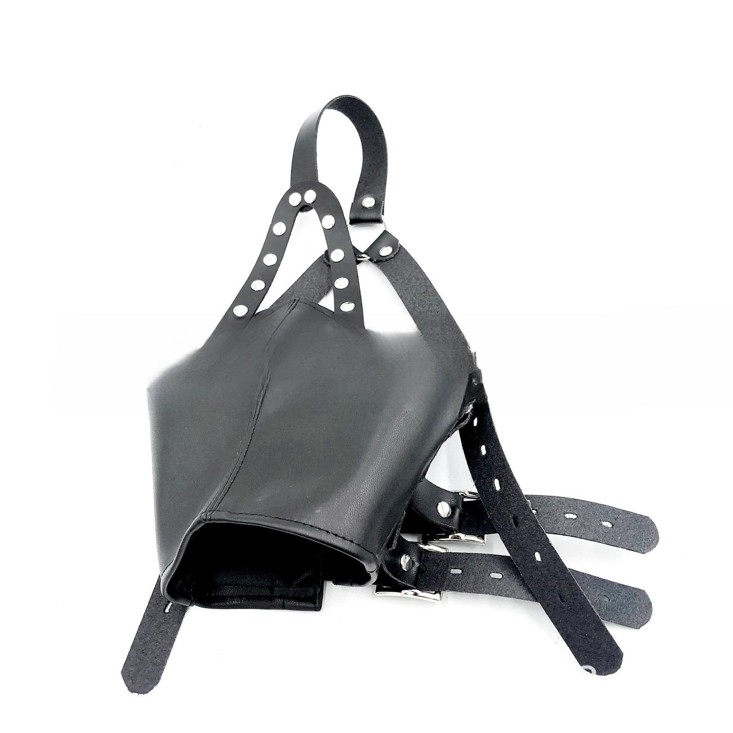Horse Harness Mesh Mouth Ball - Black Without Lock for Equestrian Use