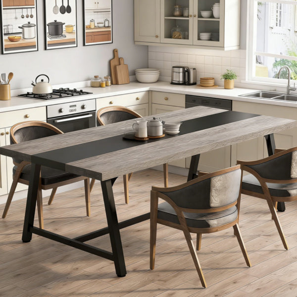 Spacious Rectangular Dining Table - Seats 6-8 People