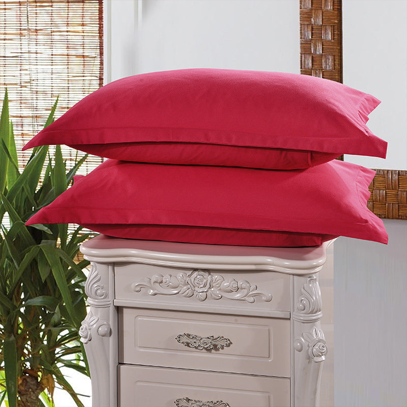 Upgraded Single Pillowcase - 48x74cm Home Textile Set of 2 for Bedroom Decor