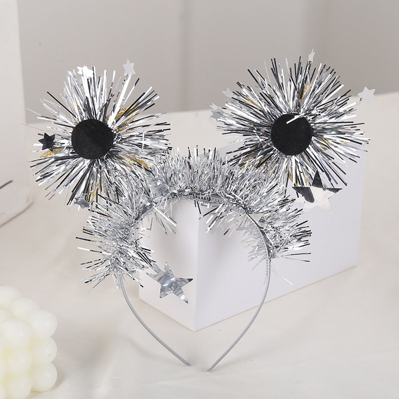Hair Hoop with Five Pointed Star Flowers