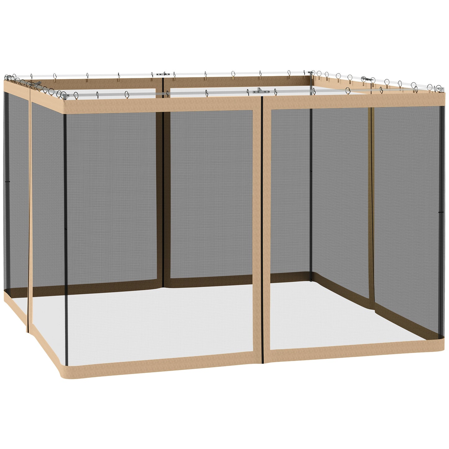 Replacement Mesh Sidewall Netting for 10x10 Gazebos - Beige