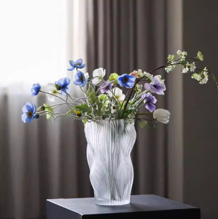 Glass Hydroponic Flower Arrangement Vase - Minimalist Modern Decor