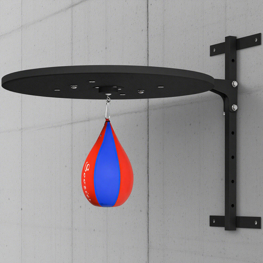 Height Adjustable Wall Mounted Speed Bag Platform - 360° Swivel