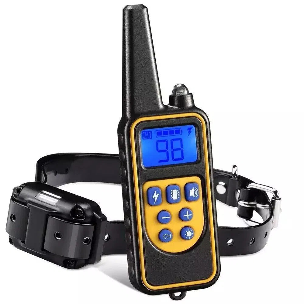 Dog Training Collar with Remote Shock and Waterproof PET Trainer - Rechargeable, US Standard