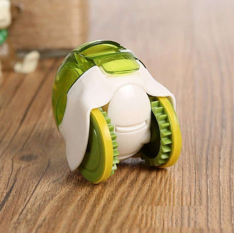 Green and White Garlic Press - Kitchen Cooking Tool, Compact & Modern