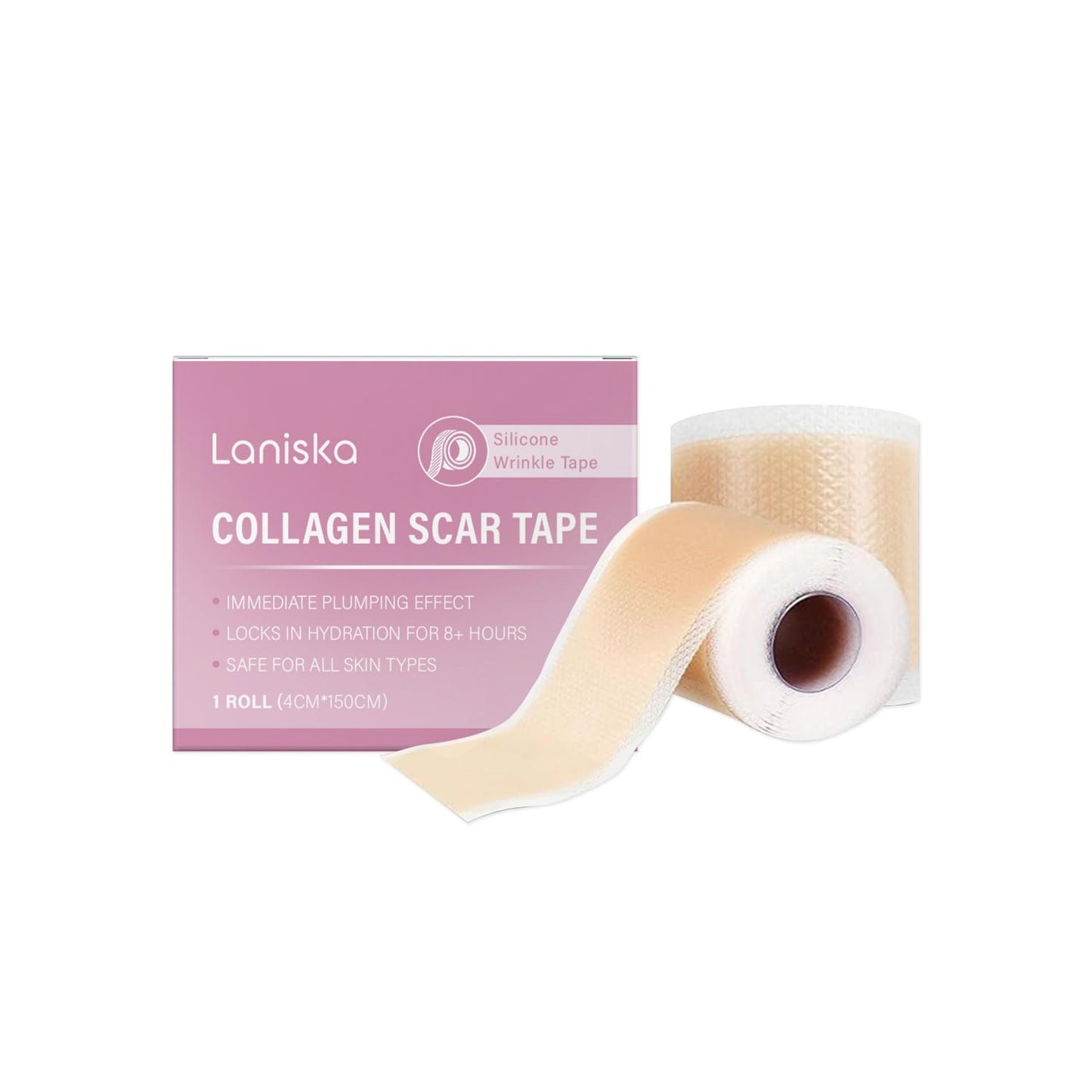 Facial Scar Patch Gel - Water Glycerin Hydroxyethyl Collagen Tea Tree Oil 4cm x 150cm