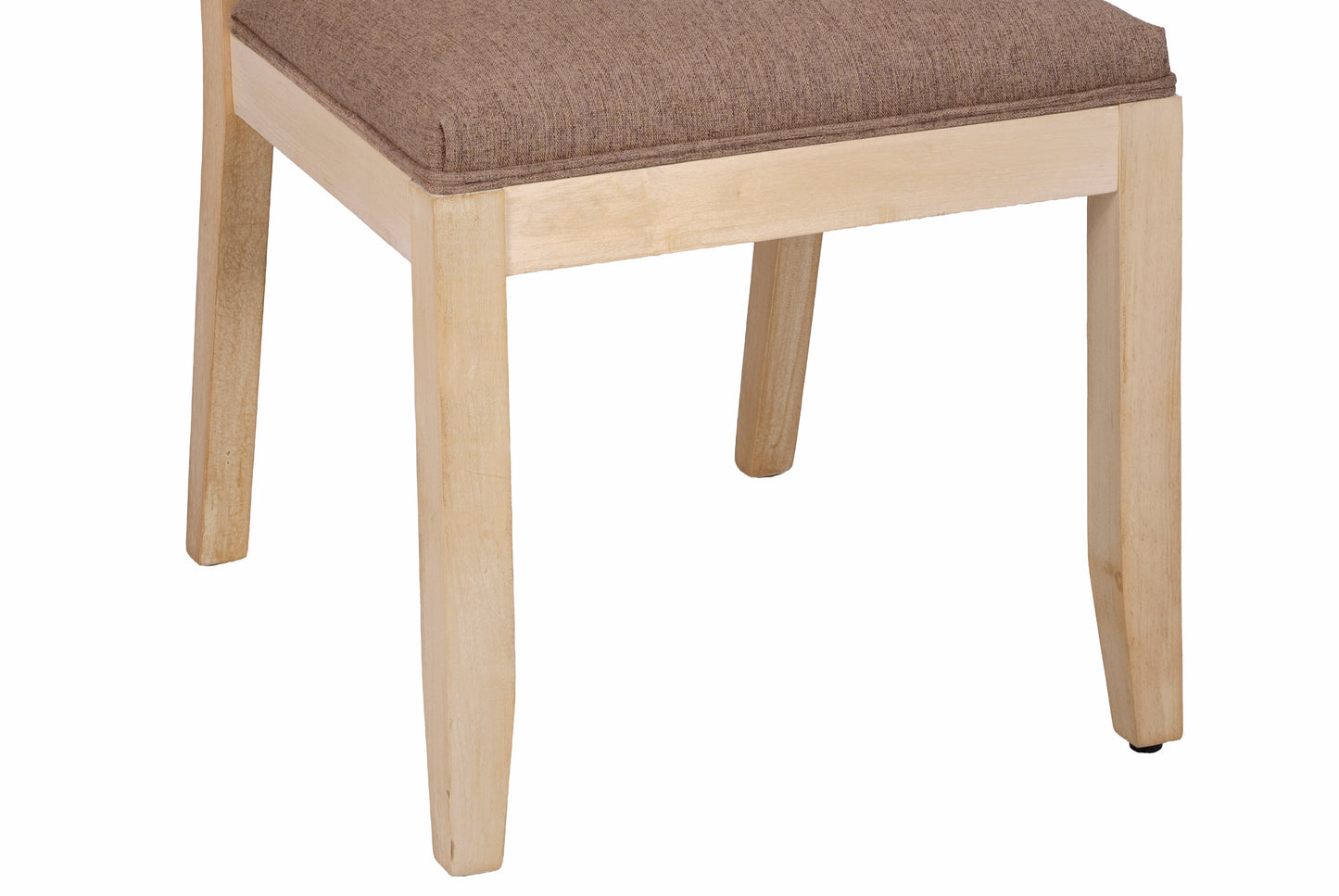 Rattan Dining Chairs Set of 2 - Mid Century Modern Tan