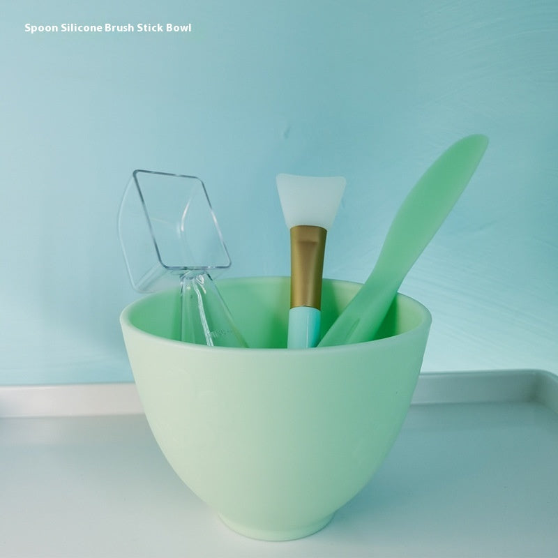 Silicone Mask Bowl and Brush Set for Face Makeup & Skincare