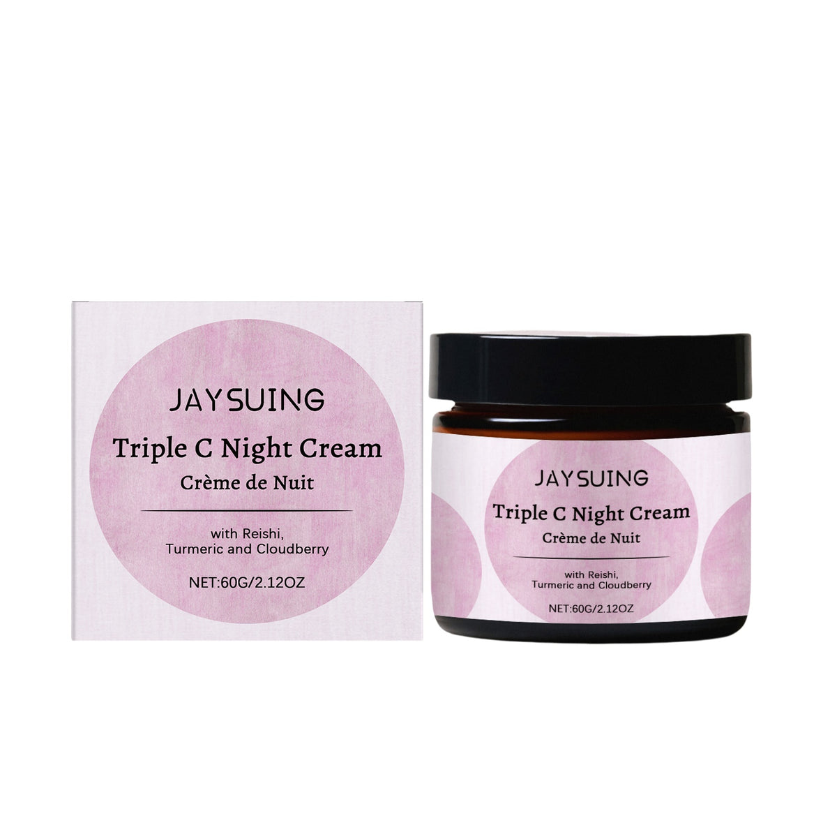 Moisturizing Brightening Night Cream 60G - Hydrating Facial Cream for Skin Repair