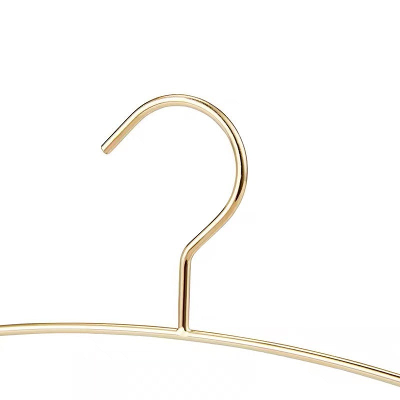 Drying Underwear Hanger with Clips - Non-Slip Metal Clothes Hook, Gold