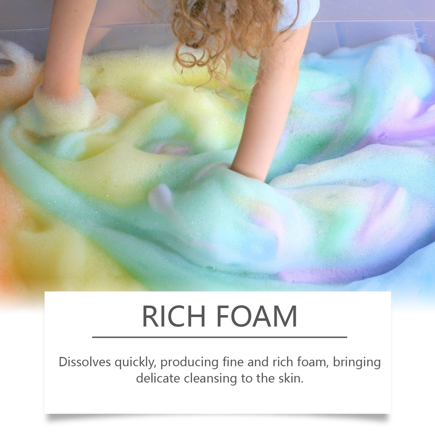 Christmas Colorful Bath Bomb with Rose & Dragon Fruit Extract