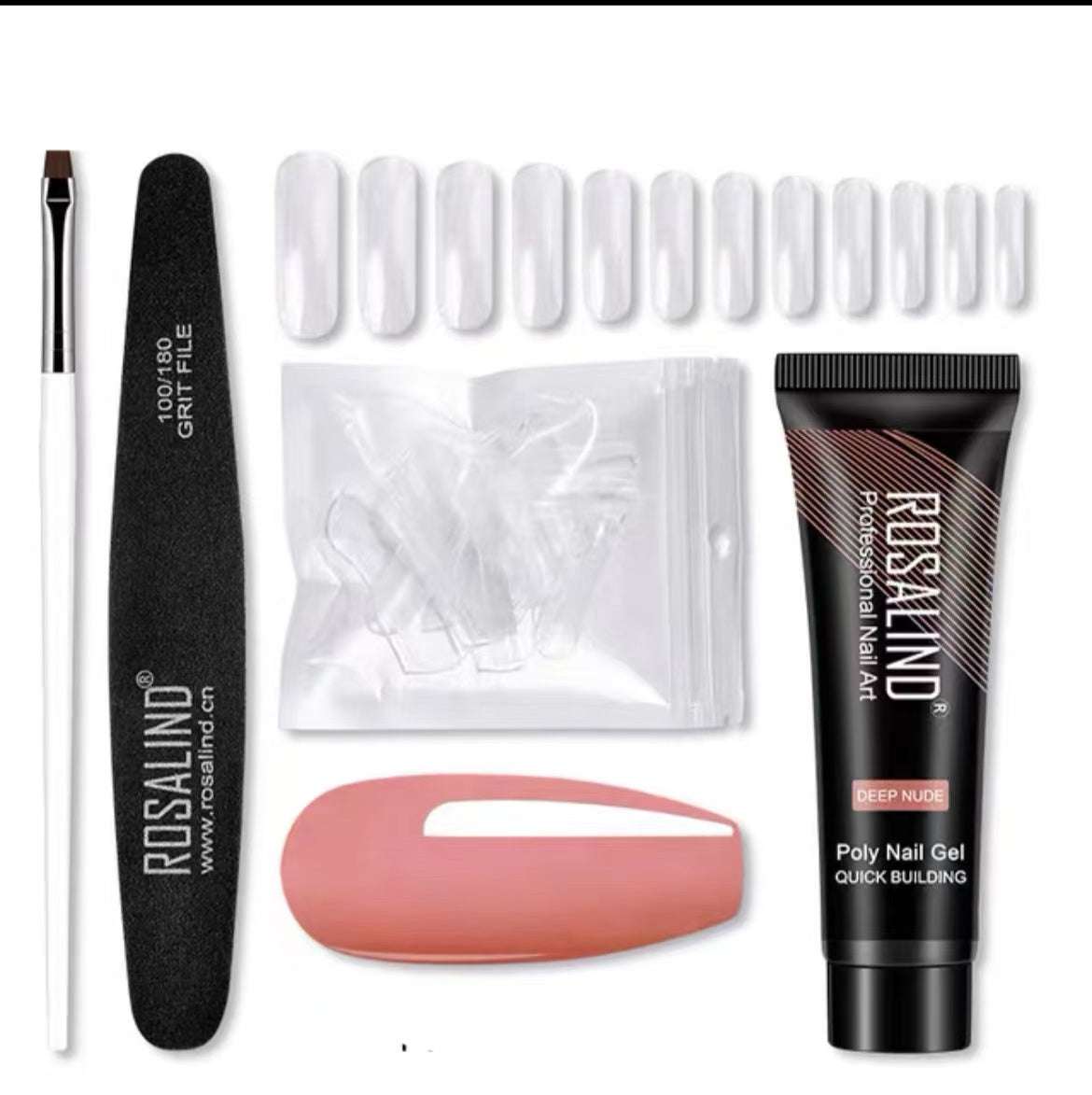 Poly Nail Gel Extension Kit for Manicure