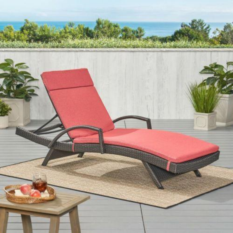 Salem Outdoor Lounge Chair Cushions - Set of 2, Weather-Resistant