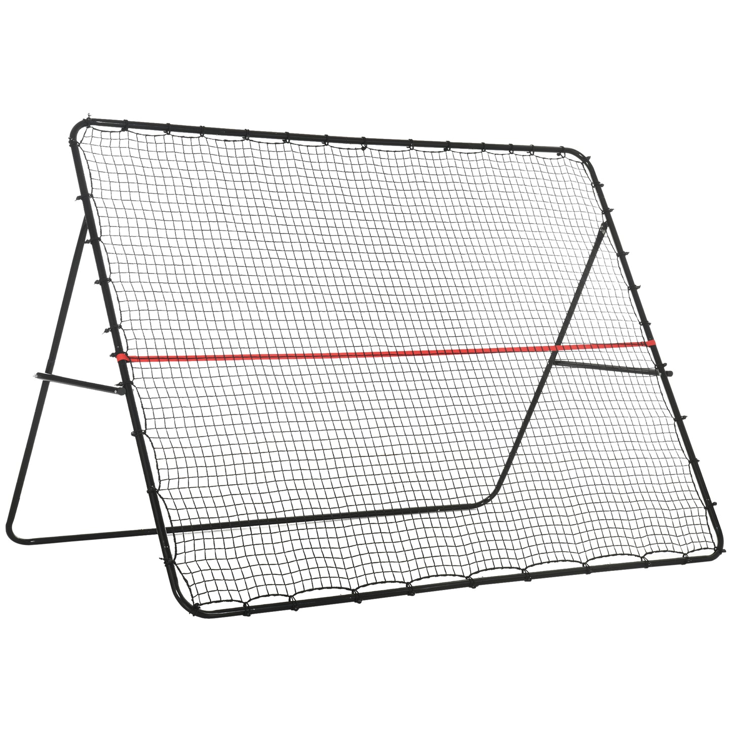 Adjustable Soccer Rebounder Net - Foldable Multi-Sport Training