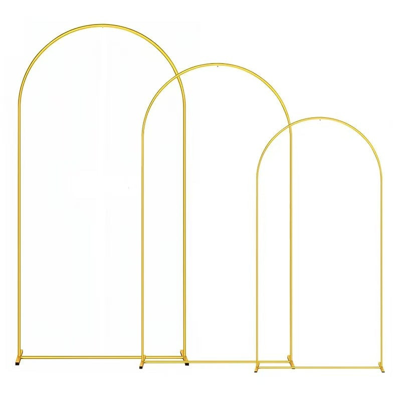 Wedding Metal Balloon Arch Stand with 3 Supports for Event Decoration