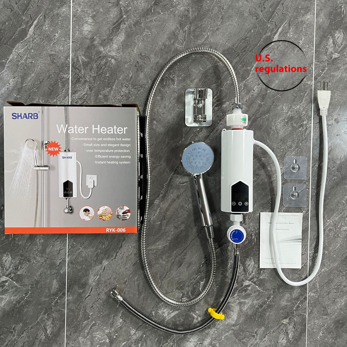 Electric Water Heater for Home & Bathroom 2KW-5.5KW Vertical Tank