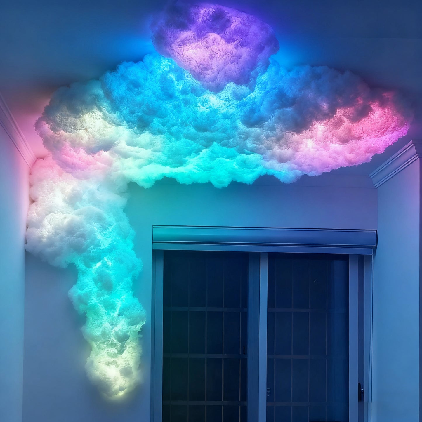 Remote-Controlled RGB Cloud Lamp LED Night Light Creative Home Decor