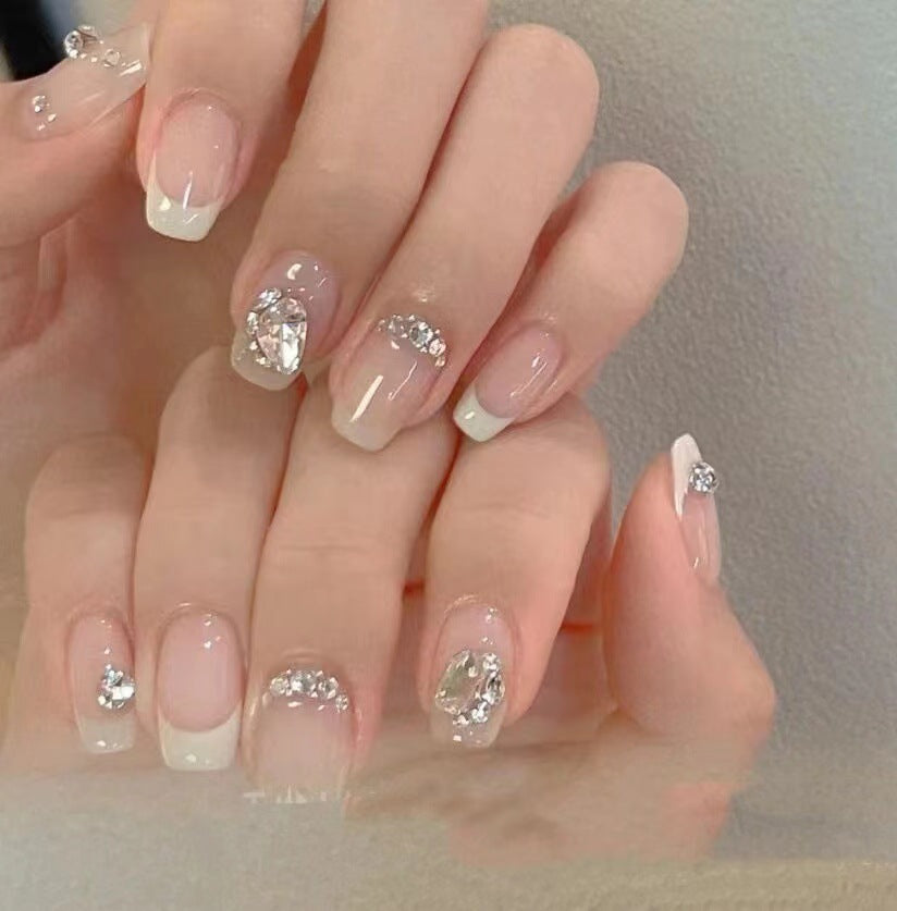 Fake Nail Stickers with Armor Classic Nail Tips for Nail Art and Manicure