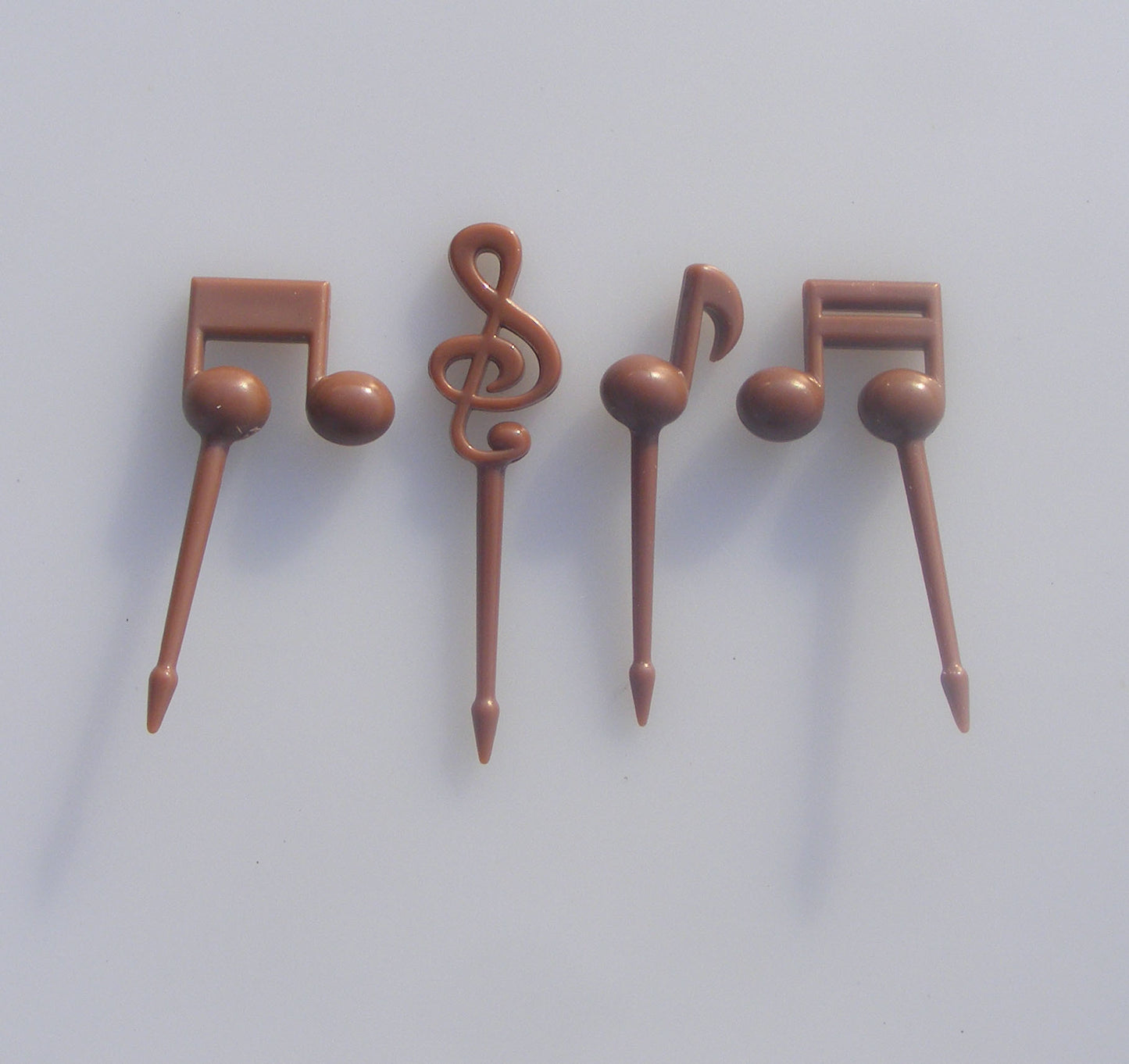 Children's Musical Note Fruit Forks Set - 16 Food Grade PP Pieces