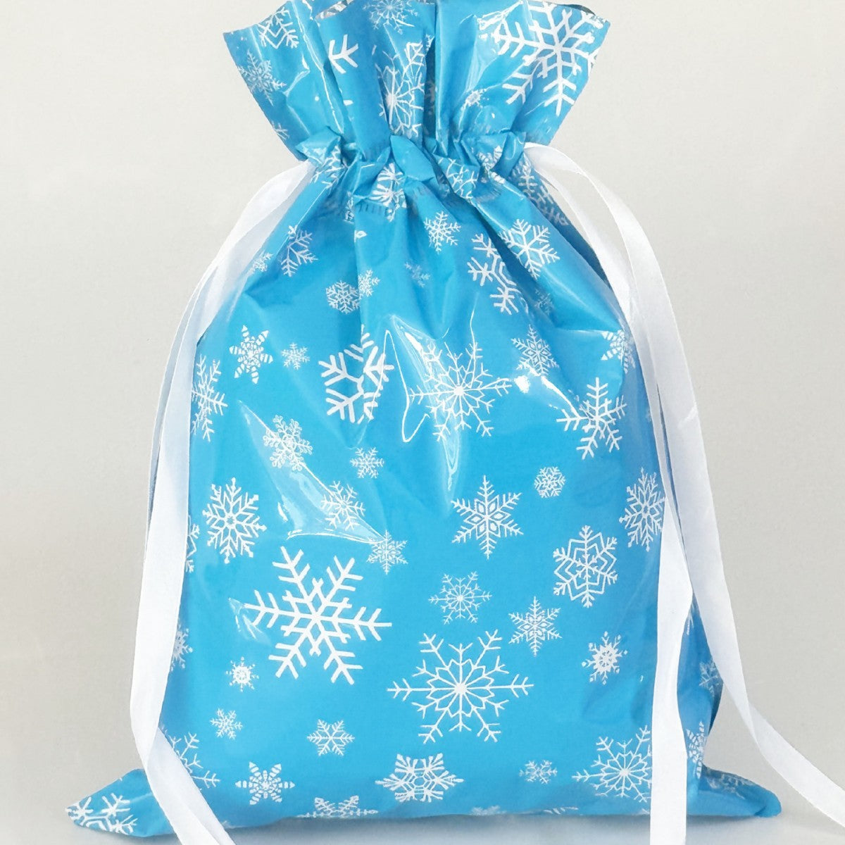 Festive Aluminum Foil Gift Bags for Christmas & New Year Party Packaging