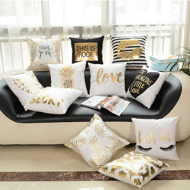 Modern Decorative Pillow Cover 45x45cm Geometric Abstract Style