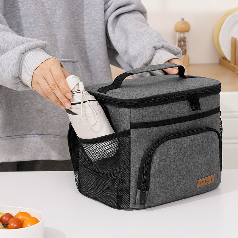Insulated Picnic Lunch Bag Portable Cooler for Outdoor Office & Garden Use