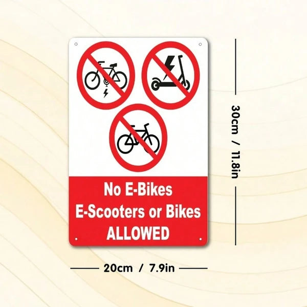 Metal Tin Sign Wall Decoration - 20 cm x 20 cm