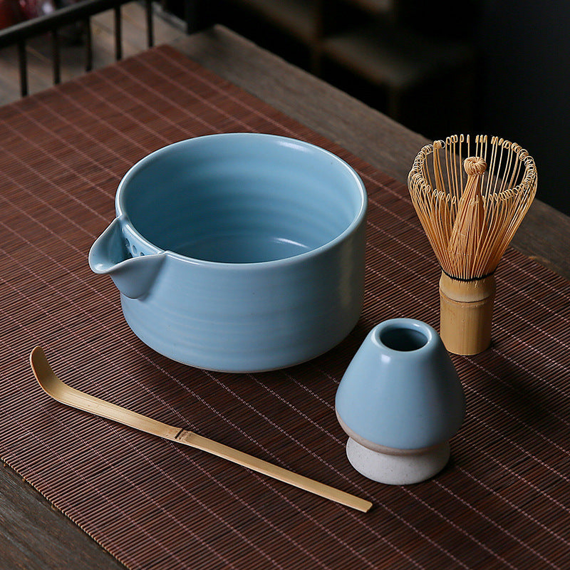 Matcha Tool Set with Gift Box - Japanese Ceramic Matcha Whisk & Bowls