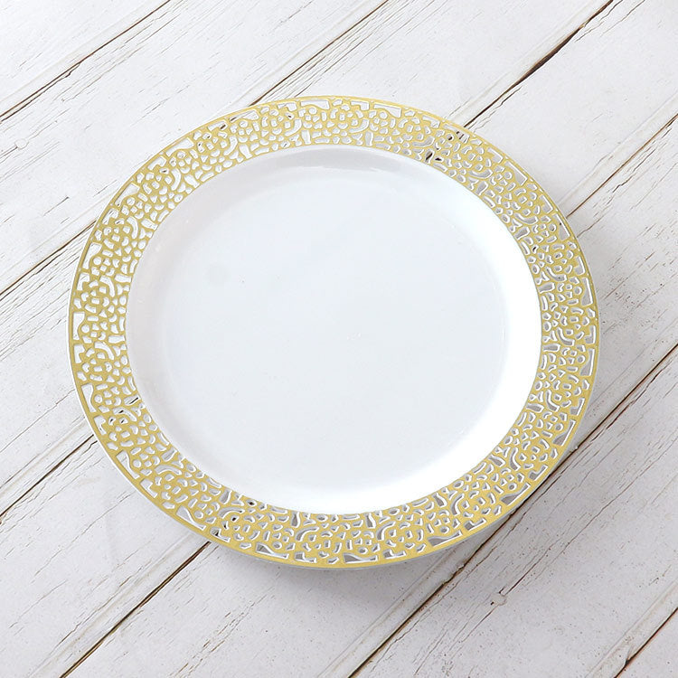 Disposable Plastic Serving Tray for Birthday Party and Picnic, Multiple Styles & Sizes