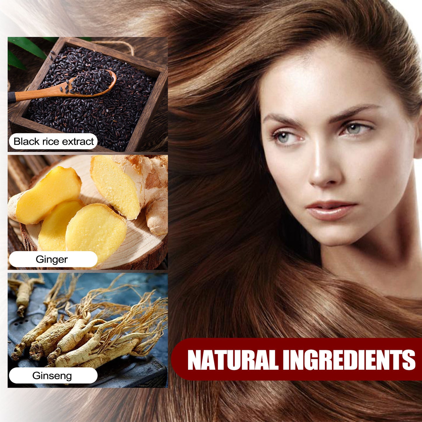 Black Rice Hair Growth Spray - Strengthening & Scalp Nourishing Treatment