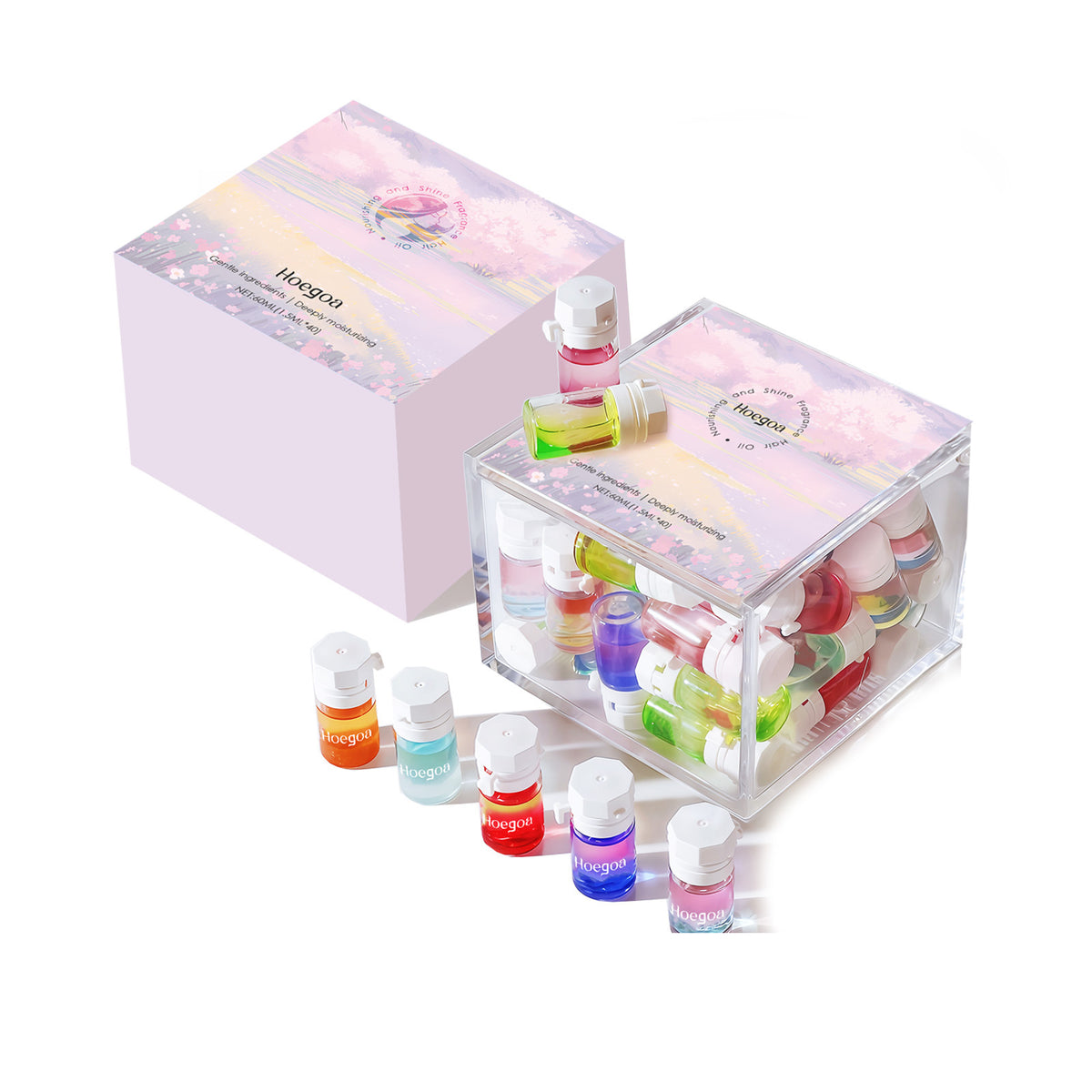 Hair Care Essential Oil Capsules 60ml Moisturizing Dry Hair Treatment