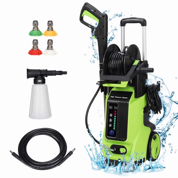 High Pressure Washer for Home Cars & Patio Cleaning 3800 PSI 1800W