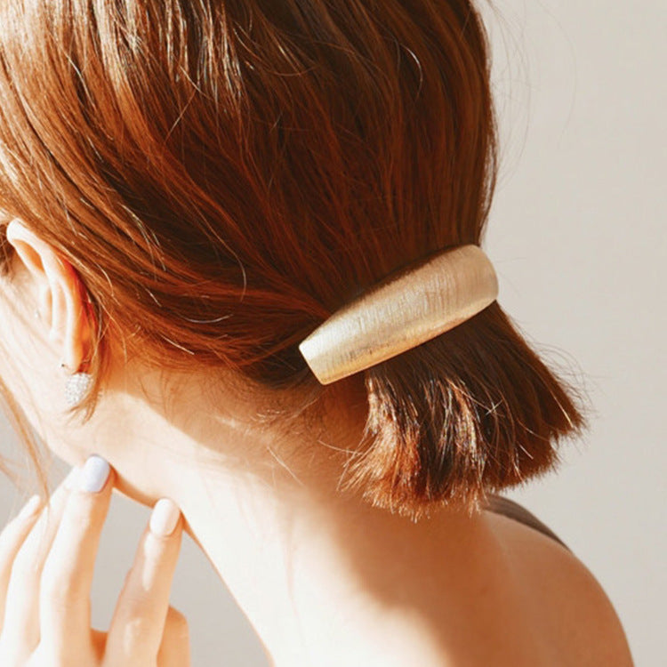 Large Hair Clip Ponytail Hairpin - Gold & Silver