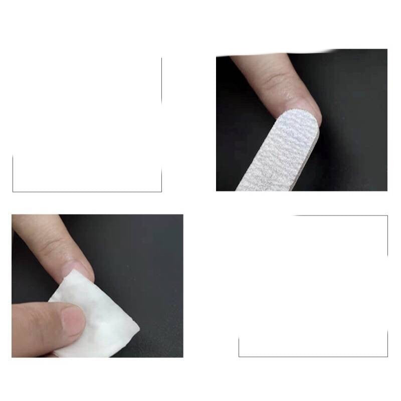 False Nail Tips for French Manicure - Trapezoid Style, Multiple Sizes